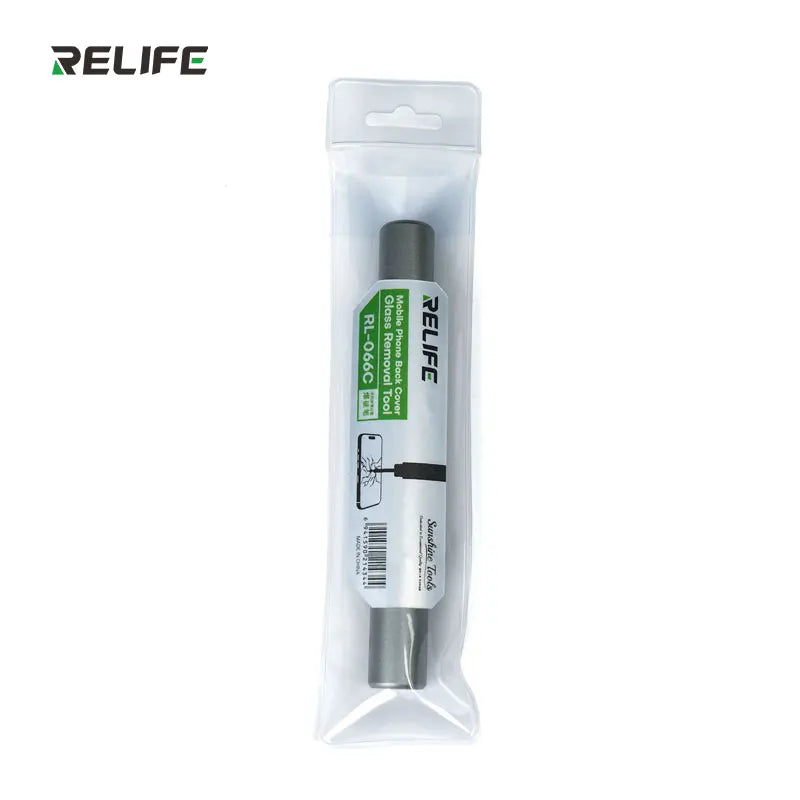 RELIFE RL-066C Penna a Percussione per Rimozione Vetro Posteriore iPhone e Android - Strumento Professionale per Riparazione Scocca e Fotocamera