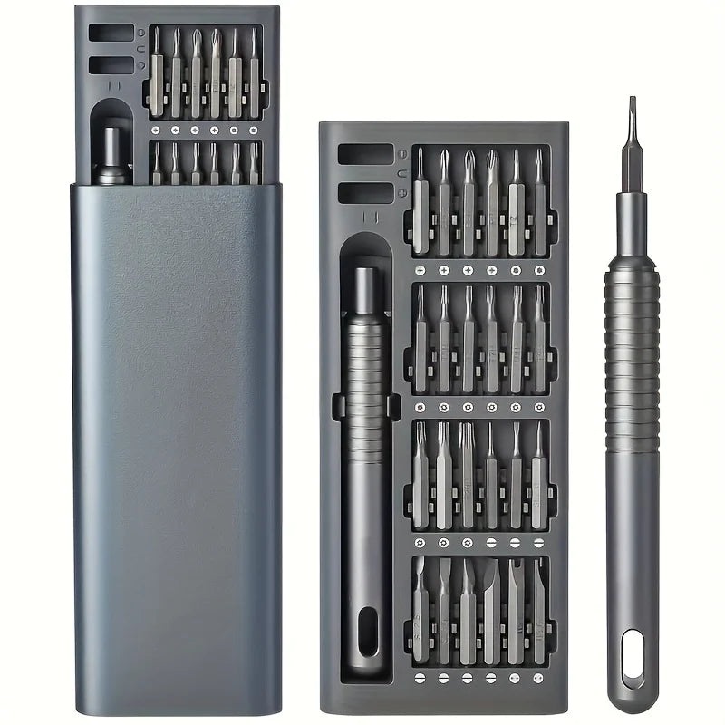 Set Cacciaviti di Precisione 25 in 1 Magnetico - Kit Riparazione Professionale per Smartphone, PC e Orologi