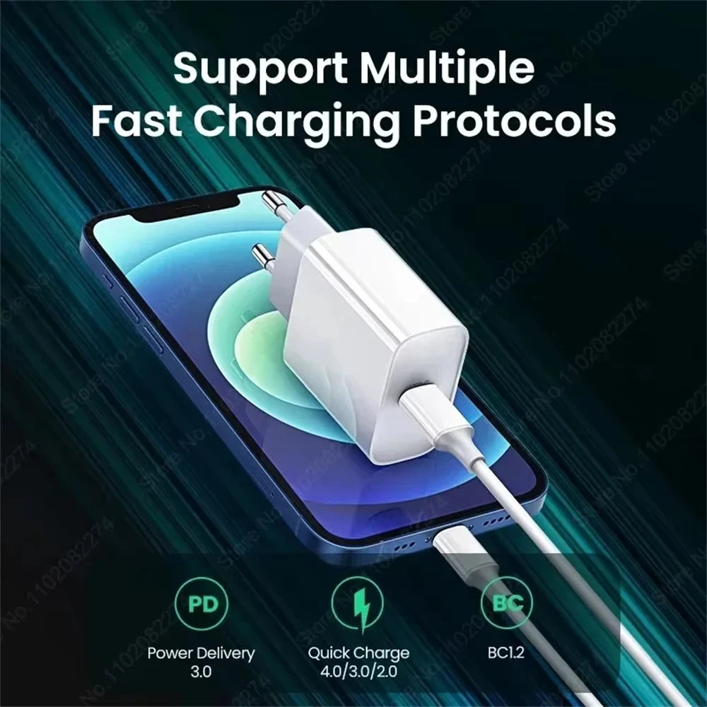 PD 40W carica rapida per 14 13 12 11 15 16 Pro Max  For iPhone 15 16 Plus