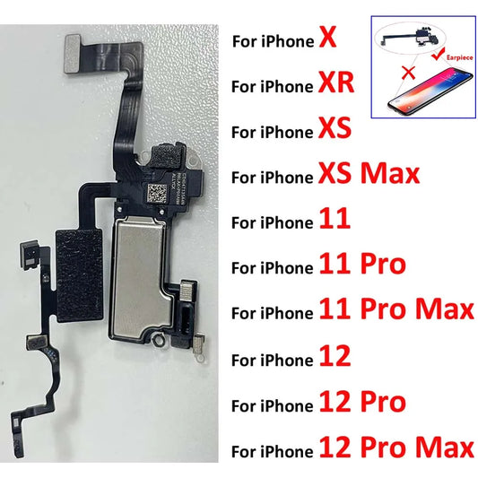 Flex Cable Sensore Prossimità e Speaker Auricolare per iPhone - Ricambio Compatibile (Serie X, 11, 12)