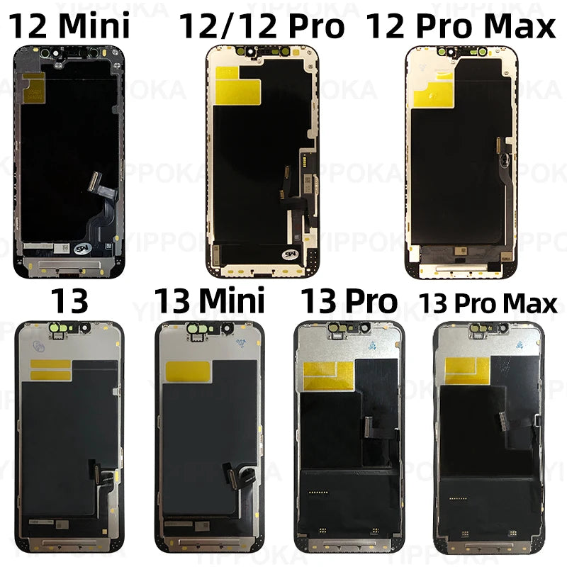 Display OLED / LCD Retina per iPhone - Schermo Completo con 3D Touch e Digitizer - Serie X, 11, 12, 13, 14, 15, 16