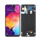 DISPLAY - LCD COMPATIBILE SAMSUNG GALAXY A30 / A50 / A50S OLED NERO CON FRAME A305F A505F A507F